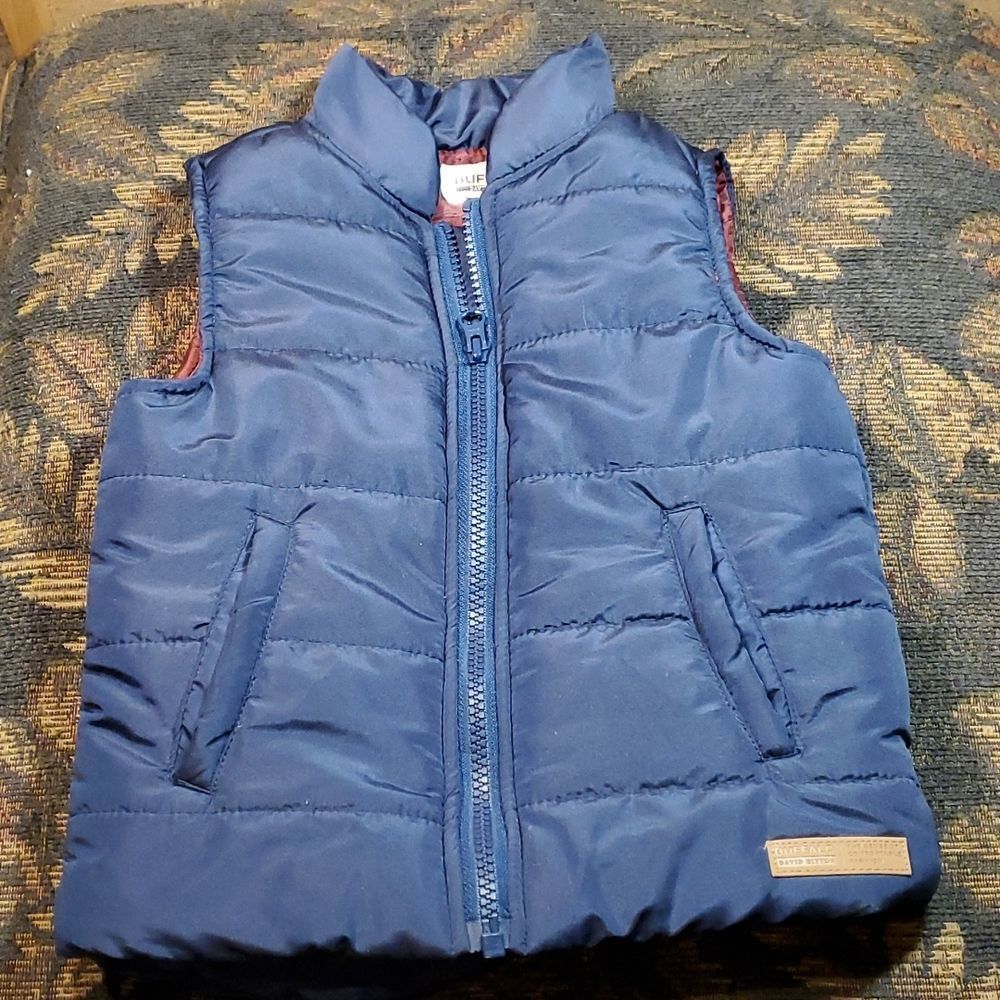 Buffalo Jeans Navy and Maroon Puffer Vest